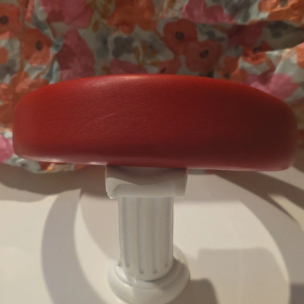 ZARA Leatherette Cushioned Statement Headband — Red  NWOT